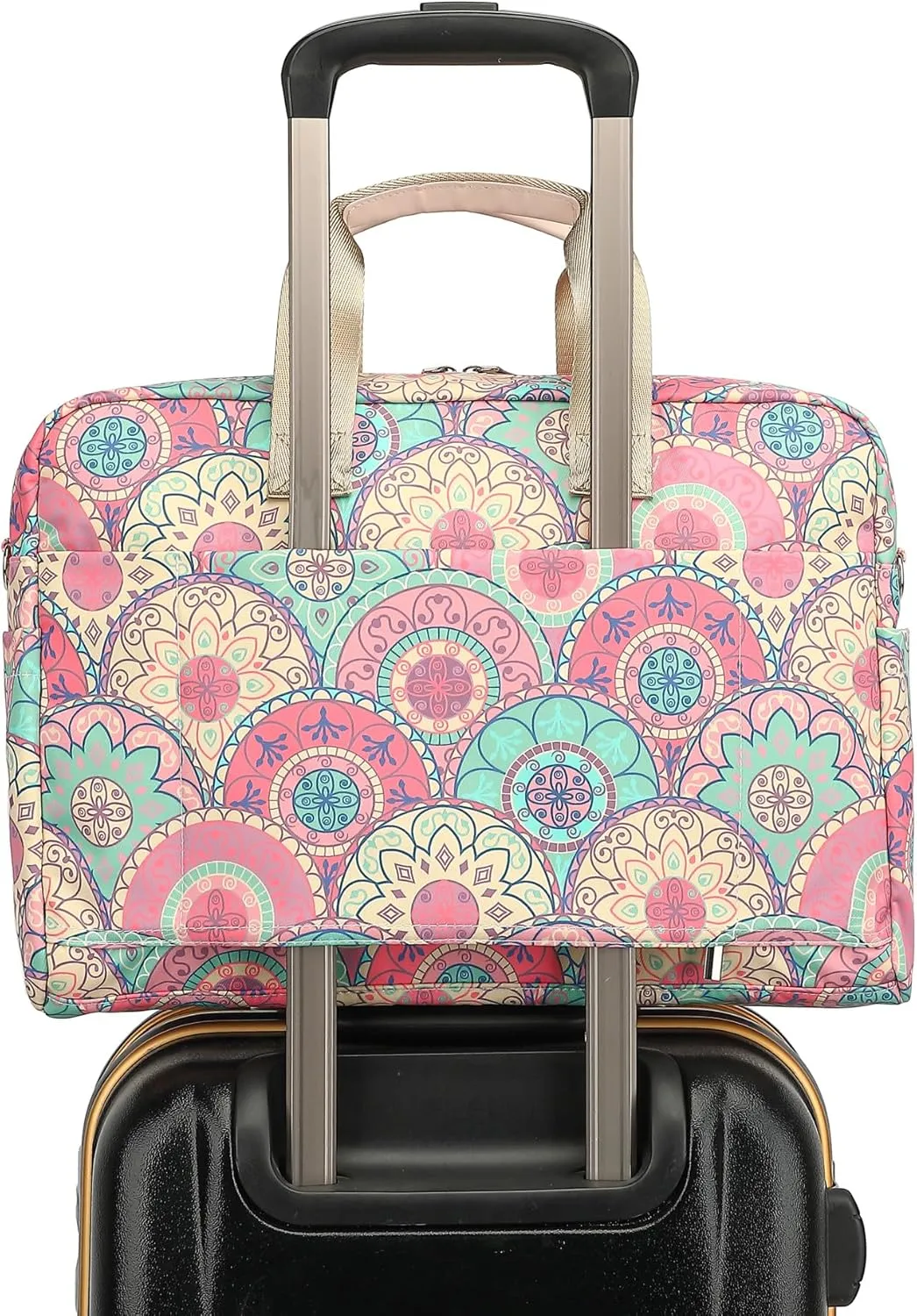 MacBook Pro 16/15 inch Laptop Briefcase, Water Repellent Multi-Functional Shoulder Messenger Case Bag - Bandanna