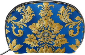 Makeup Bag Organizer,Cosmetic Bags for Women,Ethnic Style Vintage Flowers,Small Makeup Pouch