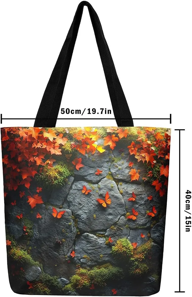 Mallard Duck Hunting Reversible Tote Bag,Kawaii Pet Wild Animal Foldable Shopping Bag,Romantic Bowknot Shoulder Bag