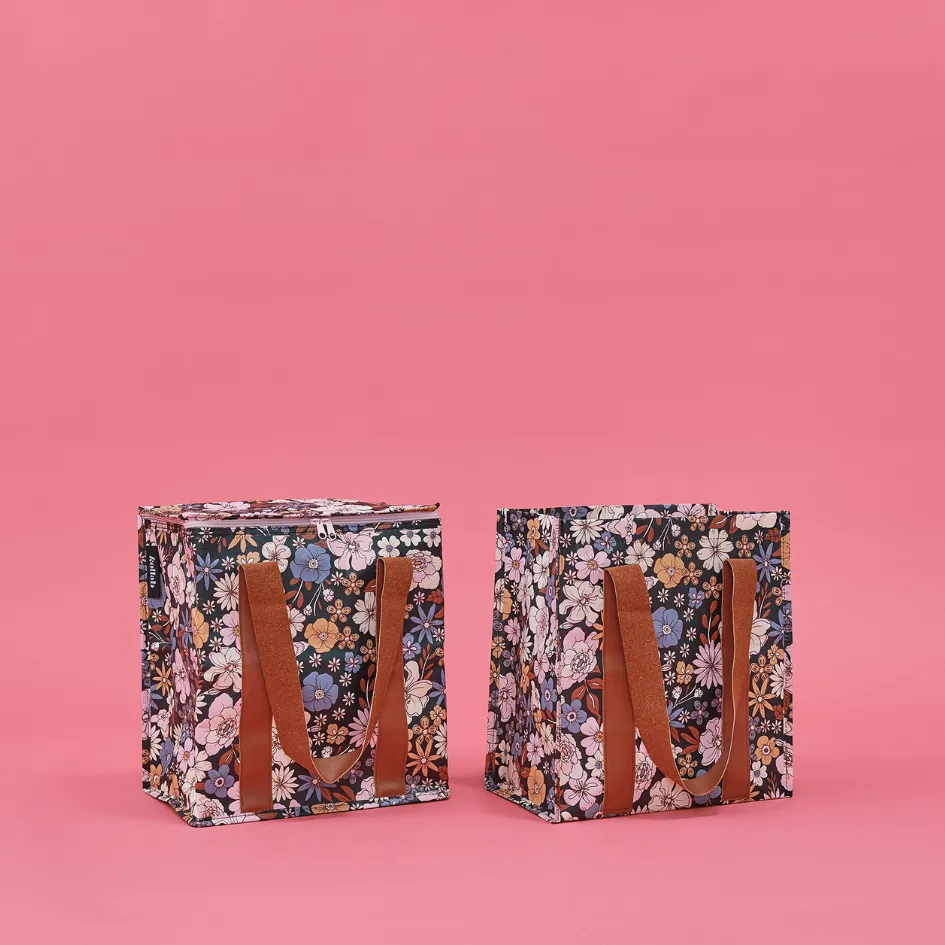 Market Bag - Lilac Fields