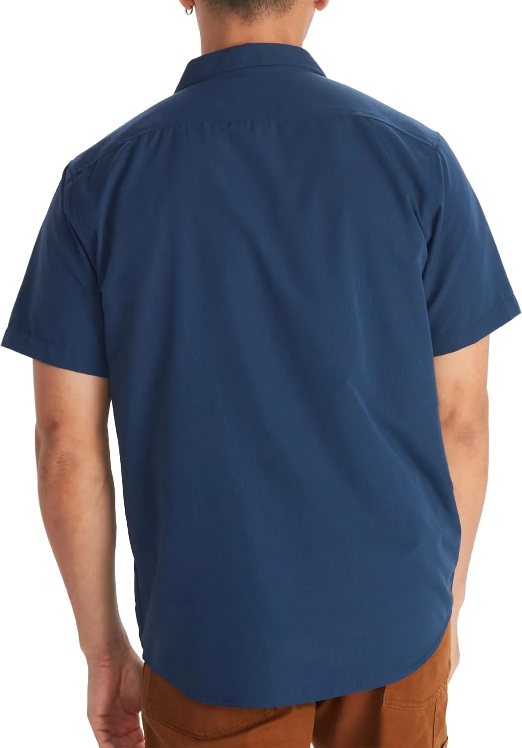 MARMOT Men's Aerobora Short Sleeve Button-Down Shirt - Lightweight, Packable, Quick-Drying UPF Protection
