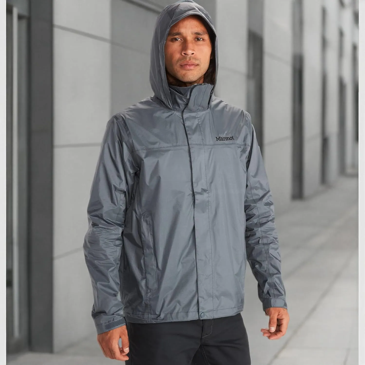 MARMOT Men's Precip Eco Waterproof Rain Jacket - 100% Recycled, Breathable, Lightweight, Packable Raincoat