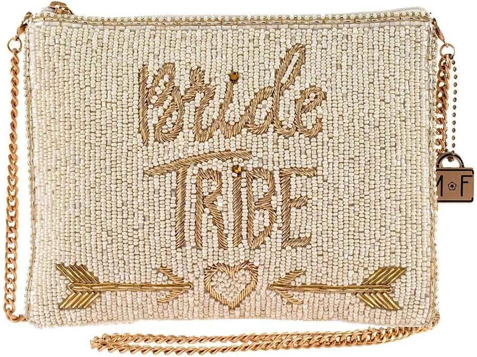 Mary Frances Bride Tribe Beaded Crossbody Handbag