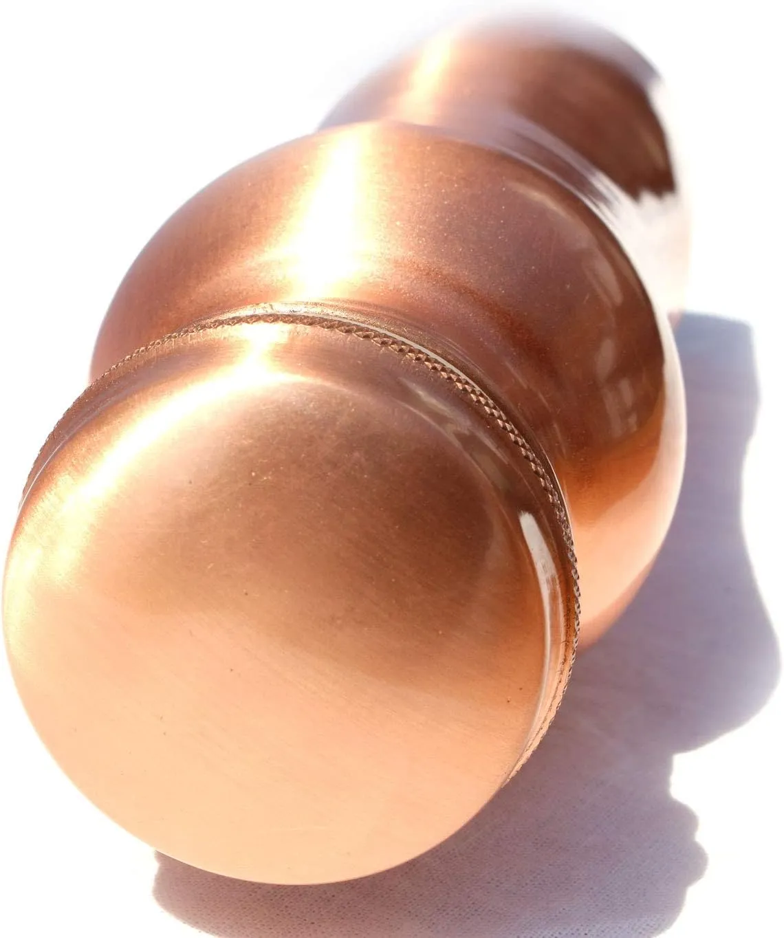 Matt Finish Copper Water Bottle Joint Less Leak Proof Ayurvedic Drinkware Copper Vessel for Sports, Gym, Outdoors, Yoga