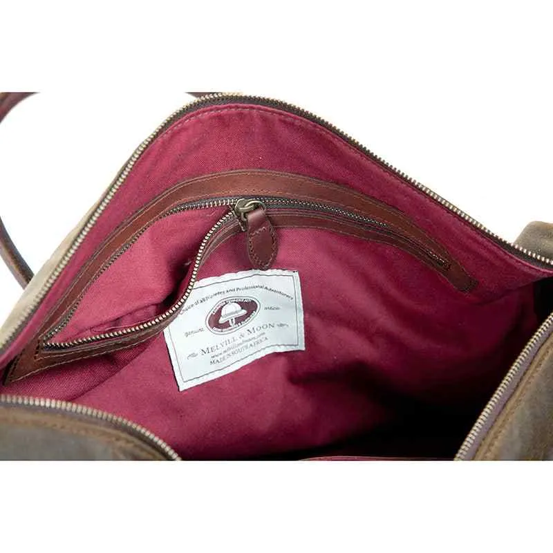 Melvill & Moon Waxed Cotton Rift Valley Day Bag