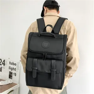 Men's Trendy Fashion Junior High Leisure Large Backpacks