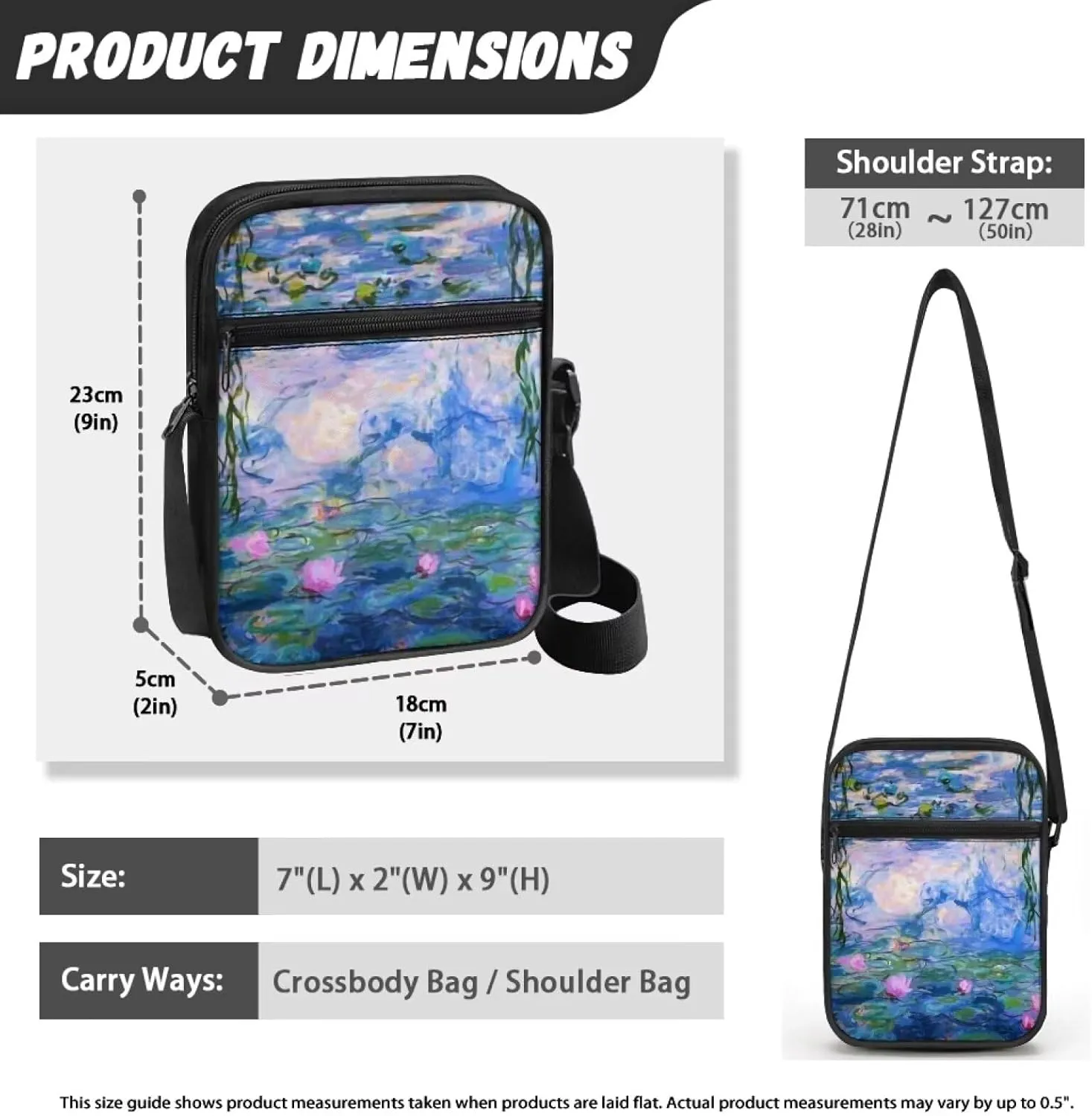 Mini Crossbody Bags Small Shoulder Messenger Bag Purse Cellphone Pouch for Men Women Kids