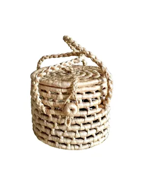 Mini Straw Bucket Bag,Straw Basket with Handles,Woven Straw Bags,Basket Purse,Birkin Basket,Wicker Straw Purse,Straw Totes,Round Basket Bag