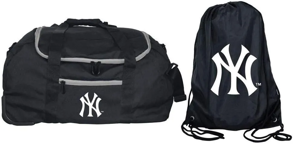 Mojo Licensing MLB 22" Collapsible Wheeled Duffel Bag
