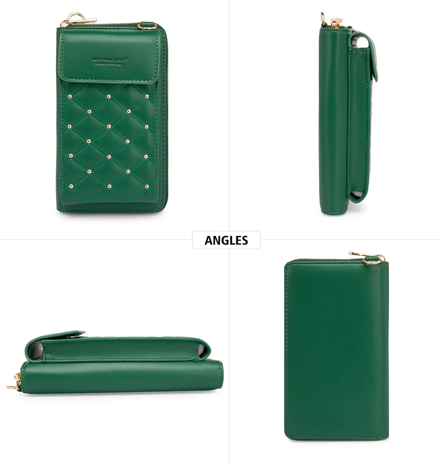Montana West Small Crossbody Cell Phone Purse for Women RFID Blocking Cellphone Wallet