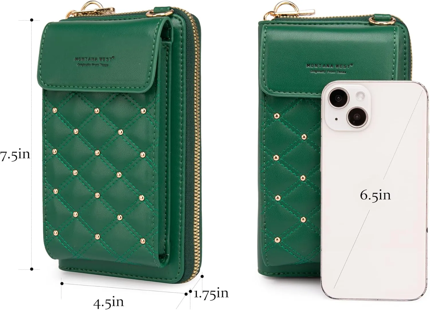 Montana West Small Crossbody Cell Phone Purse for Women RFID Blocking Cellphone Wallet
