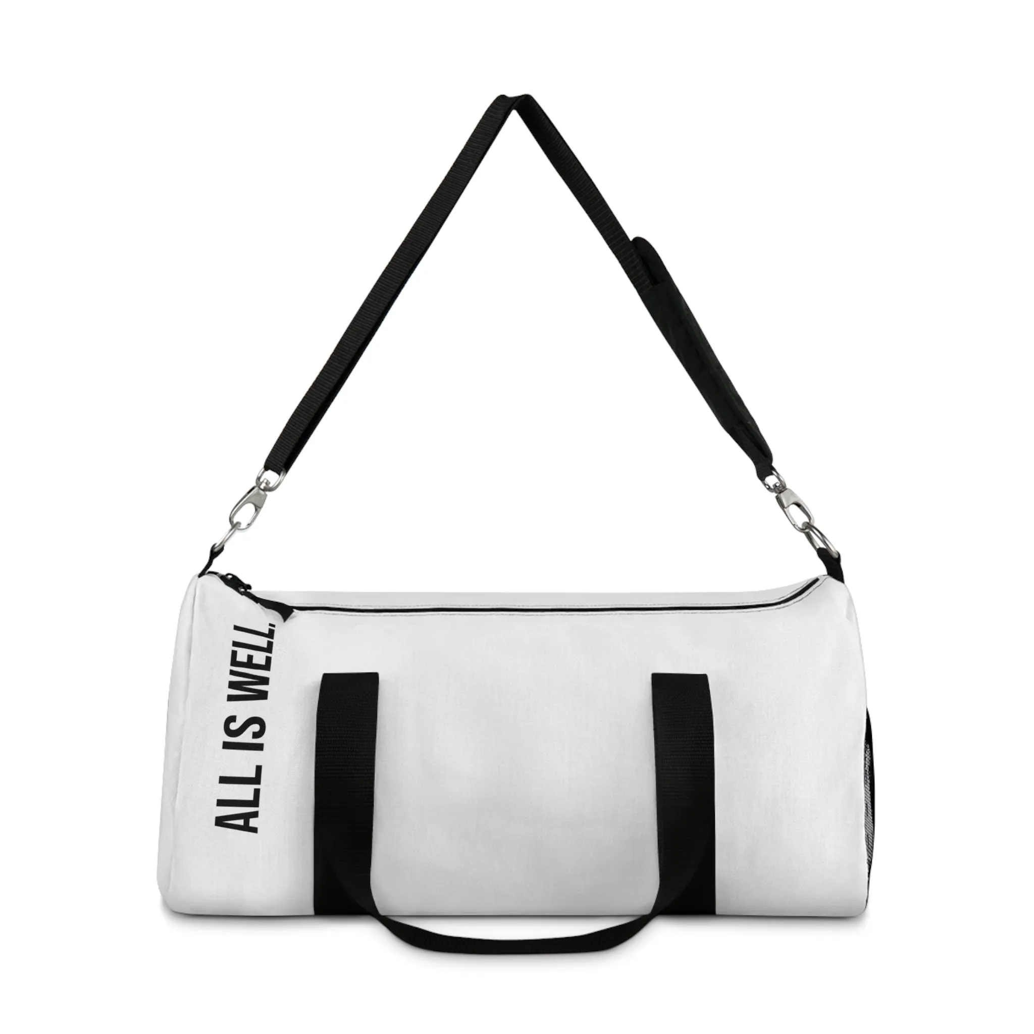 My BRUCE Wellness White Duffel Bag
