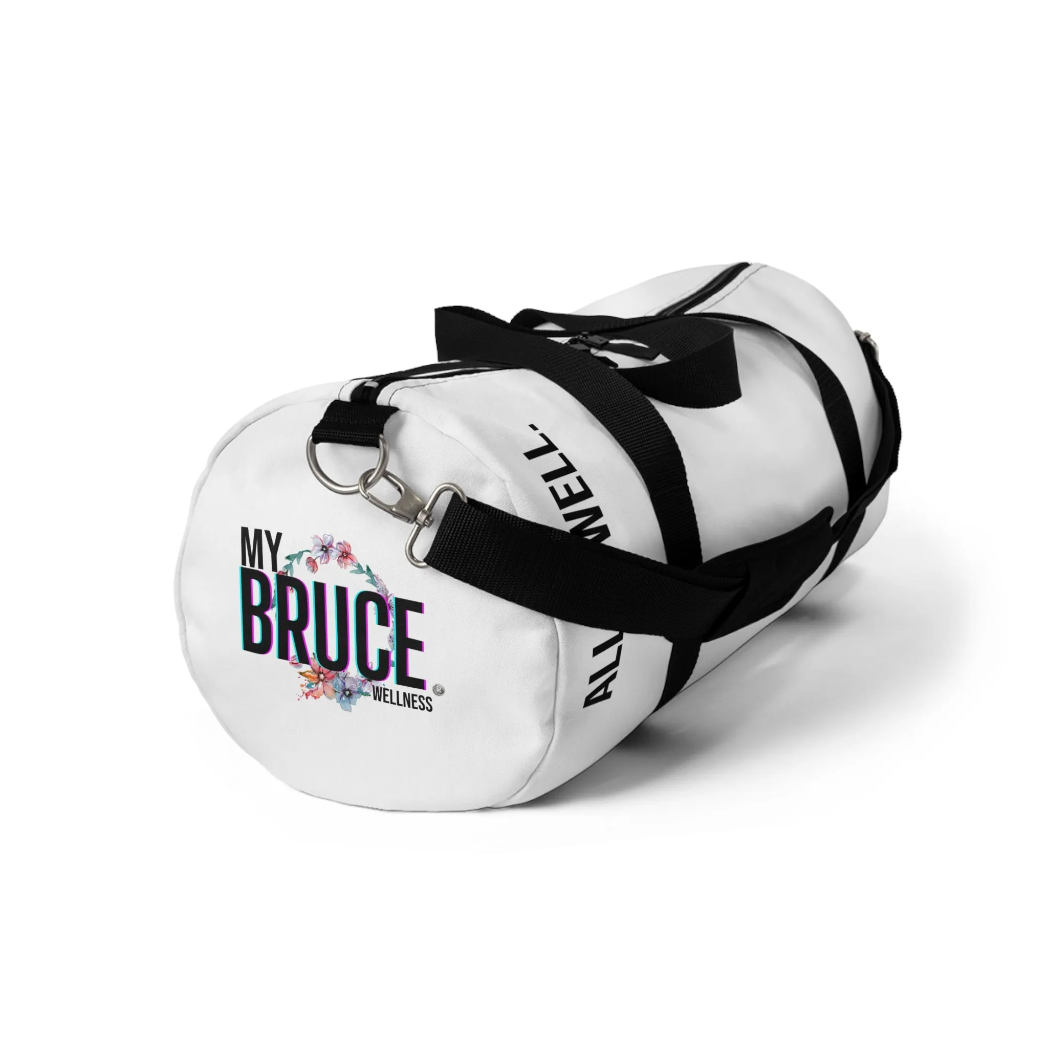 My BRUCE Wellness White Duffel Bag