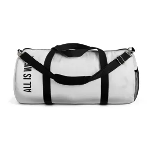 My BRUCE Wellness White Duffel Bag