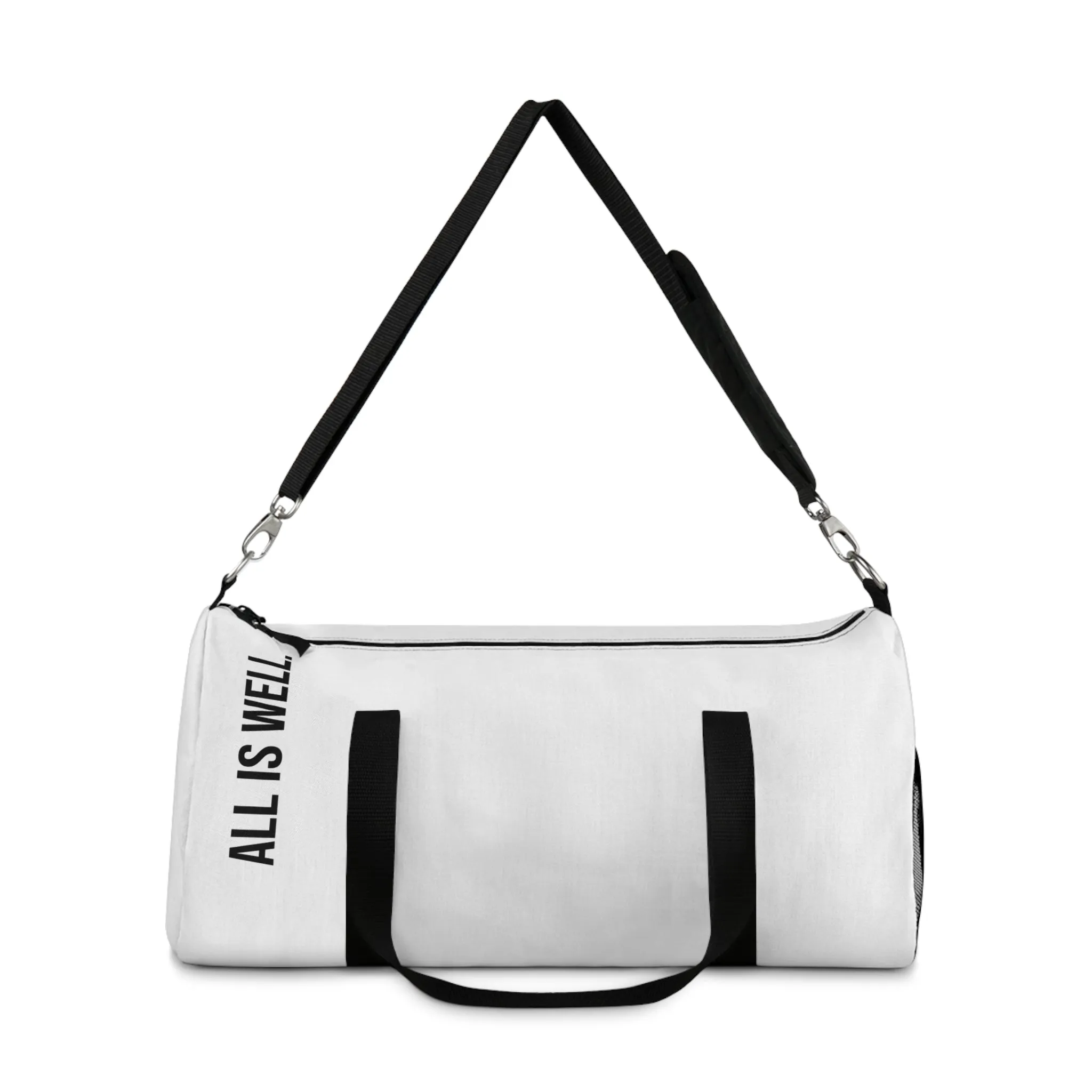 My BRUCE Wellness White Duffel Bag