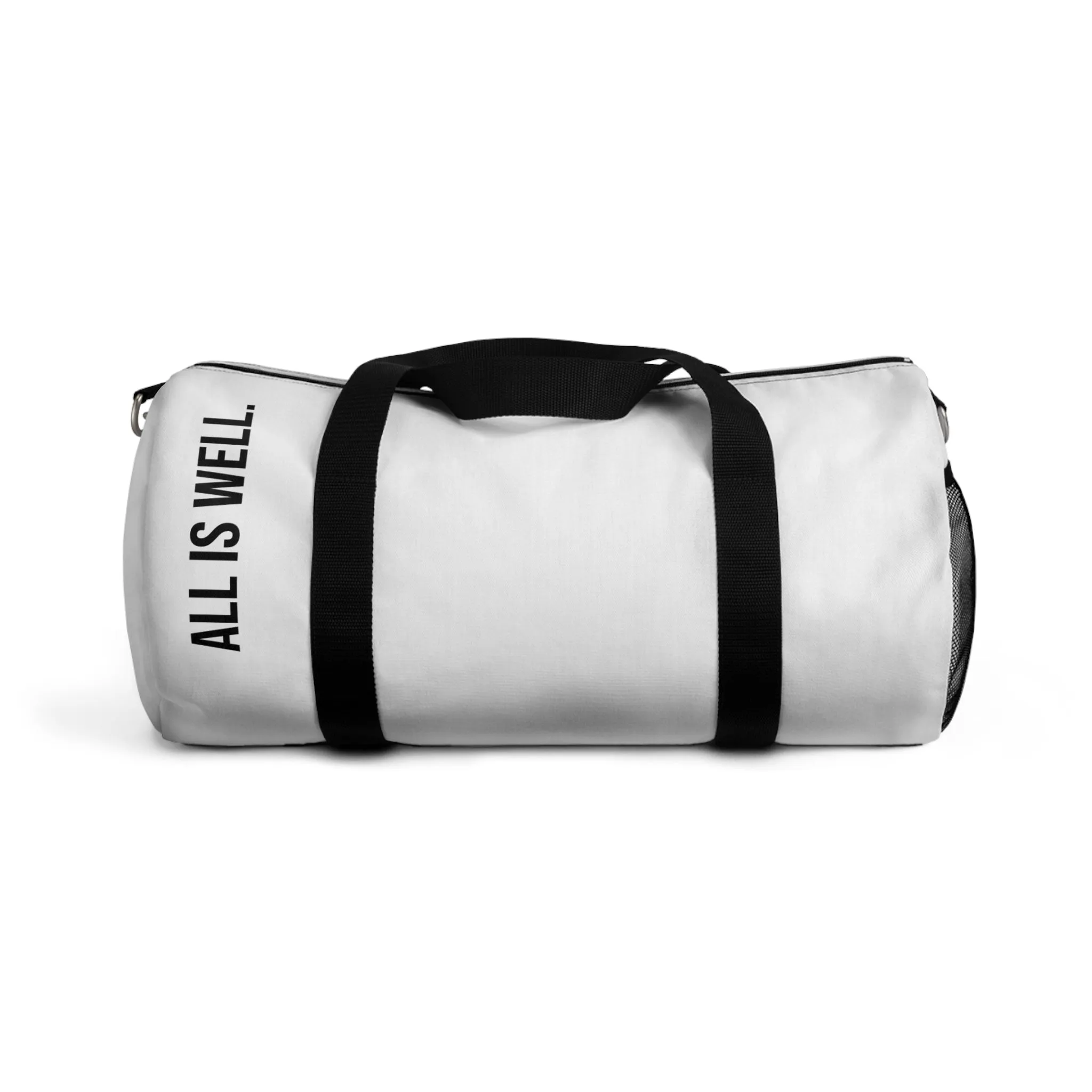 My BRUCE Wellness White Duffel Bag