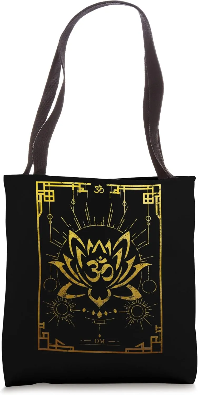 mystical symbols Om Tote Bag