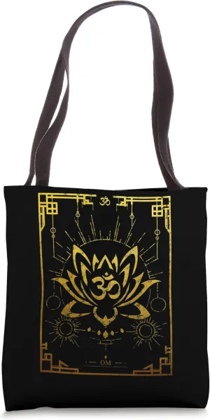 mystical symbols Om Tote Bag