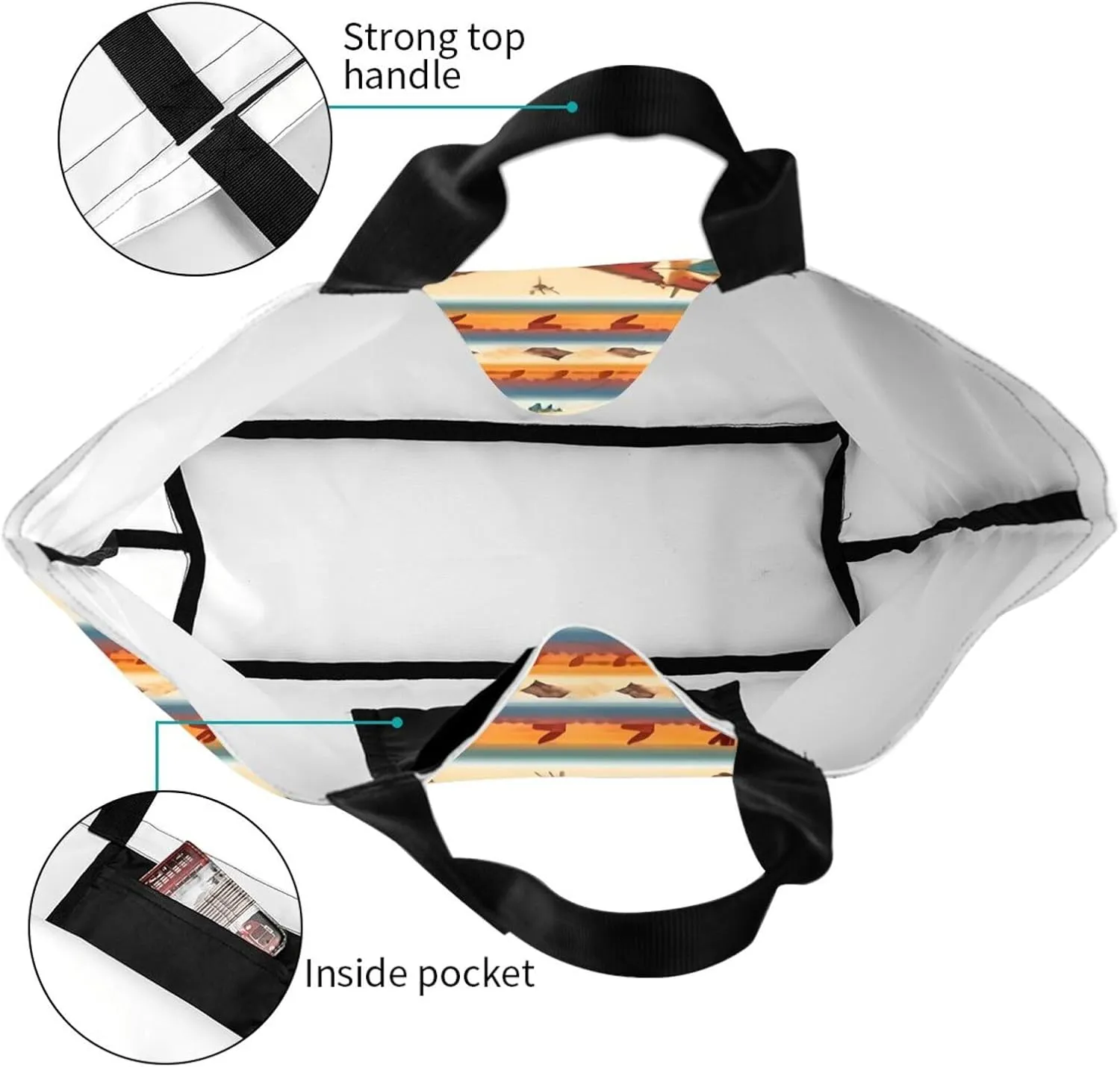 Nautical Sailboat Map Women Tote Bag,Casual Tote'S Handbag Big Capacity Shoulder Bag Crossbody Bag