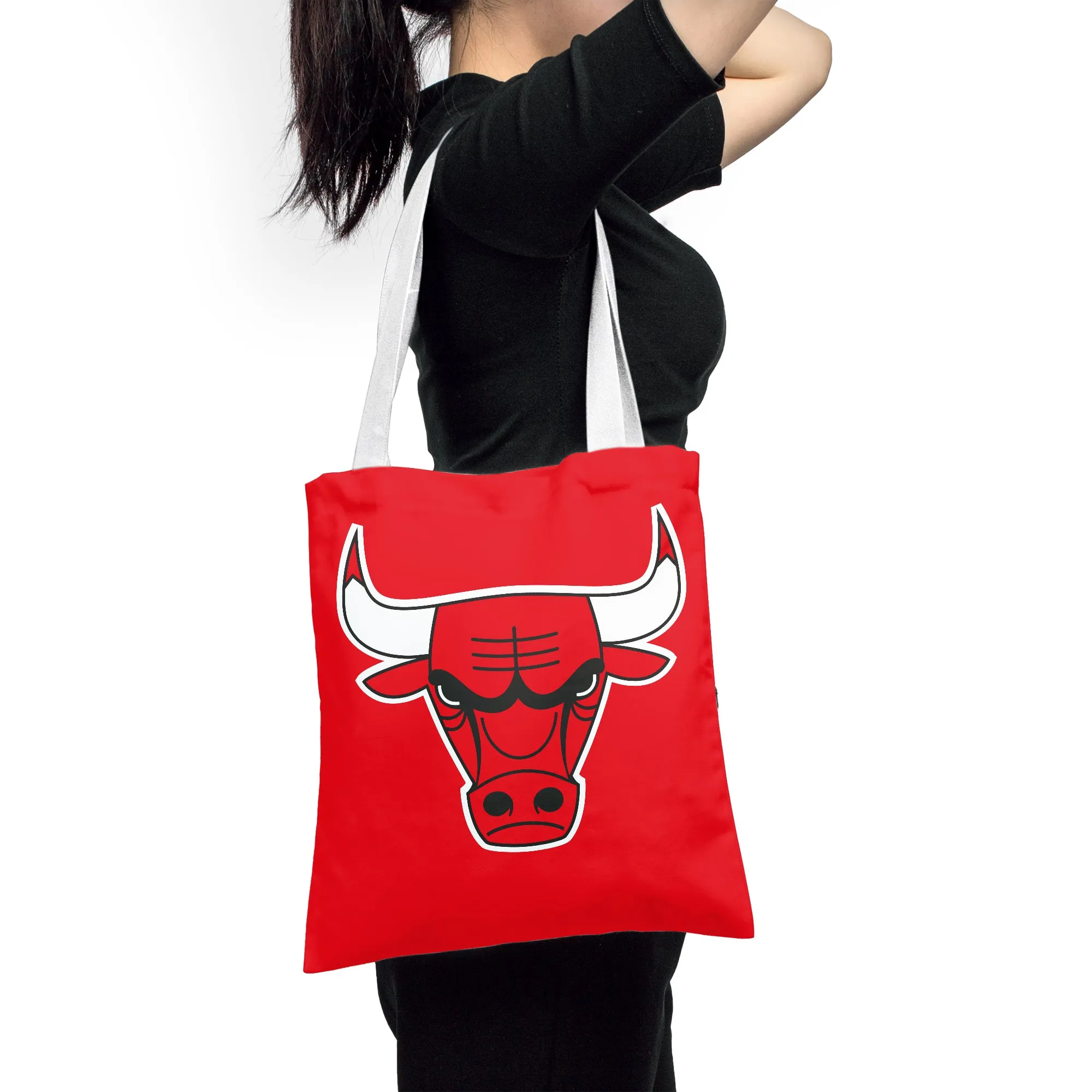 NBA Chicago Bulls All Star Weekend Polyester Canvas Tote Bag - Durable and Stylish