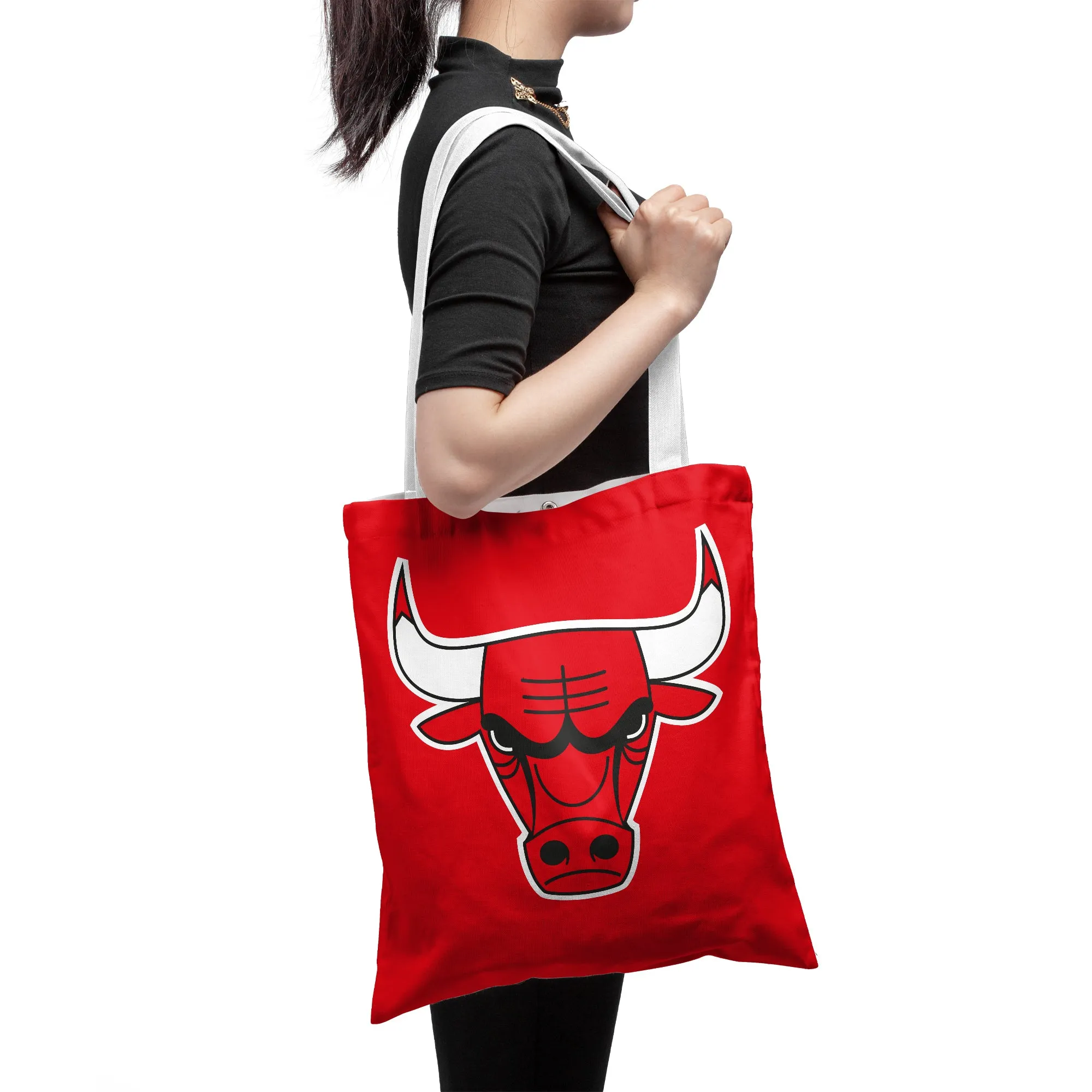NBA Chicago Bulls All Star Weekend Polyester Canvas Tote Bag - Durable and Stylish