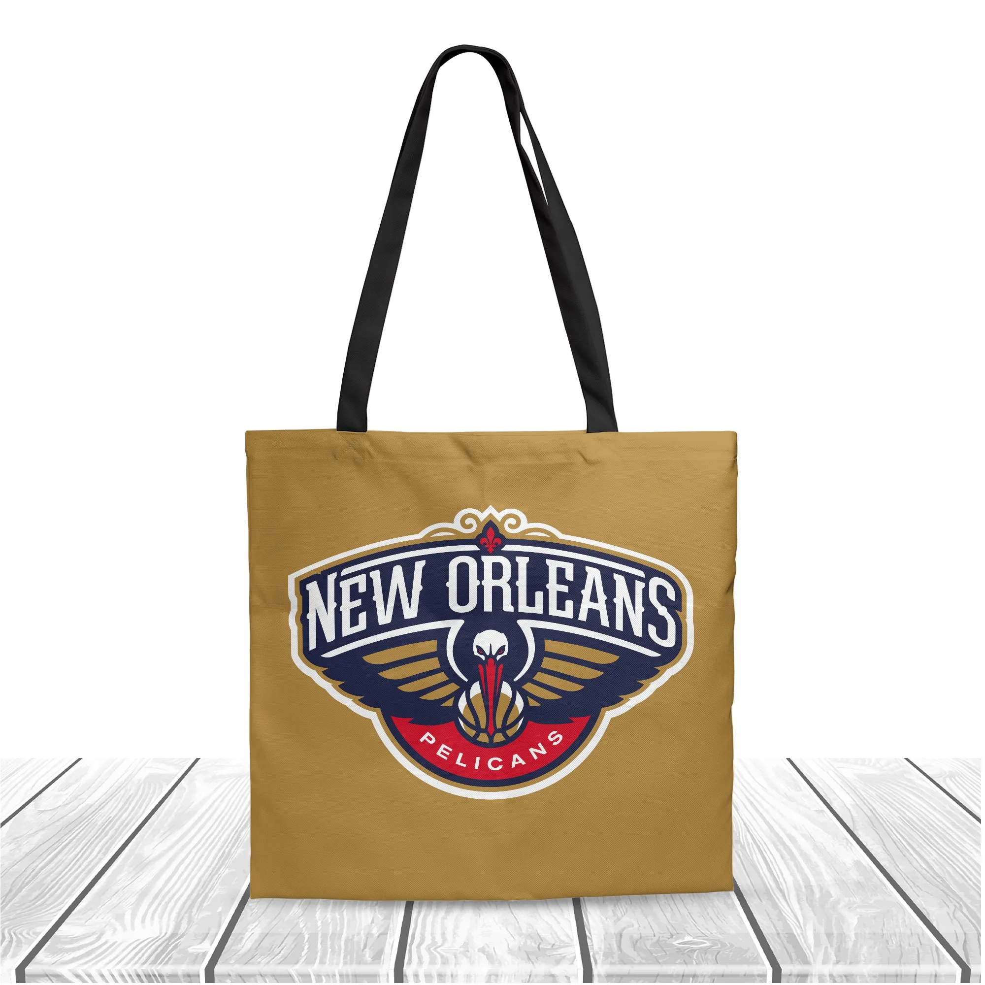 NBA New Orleans Pelicans Fans Polyester Canvas Tote Bag - Durable and Stylish