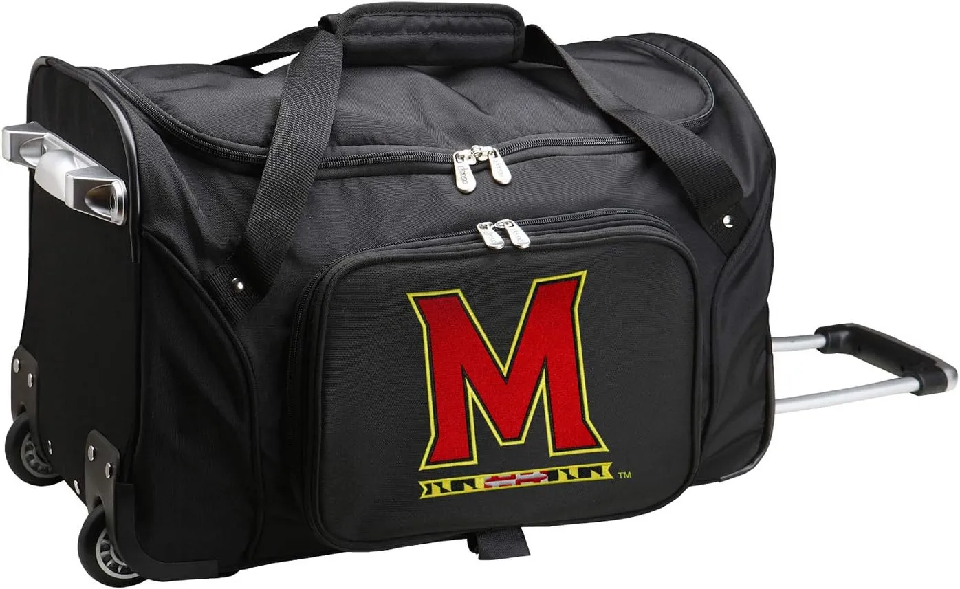 NCAA L401 21" Wheeled Duffel Bag (Maryland Terrapins)