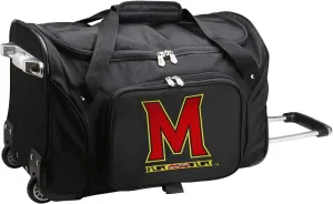 NCAA L401 21" Wheeled Duffel Bag (Maryland Terrapins)