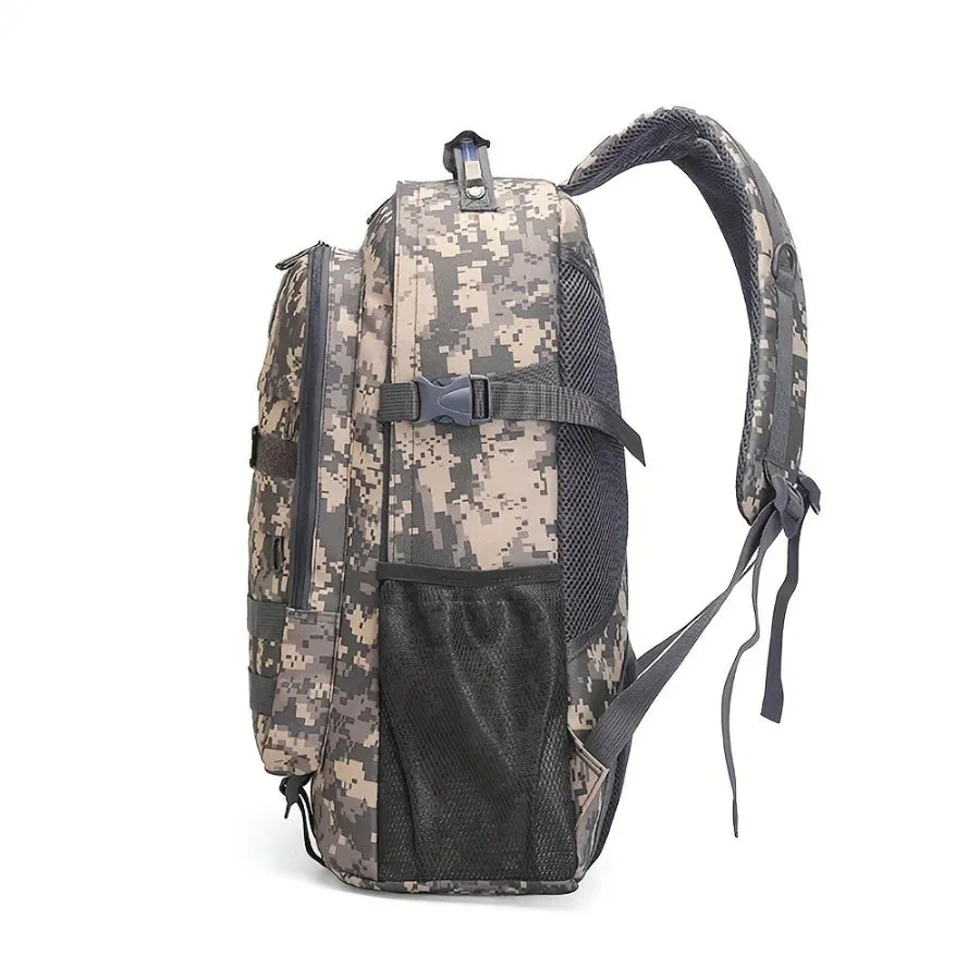 New Camouflage Hiking Backpack Men Large Capacity Backpack Waterproof Oxford Cloth Travel Bag