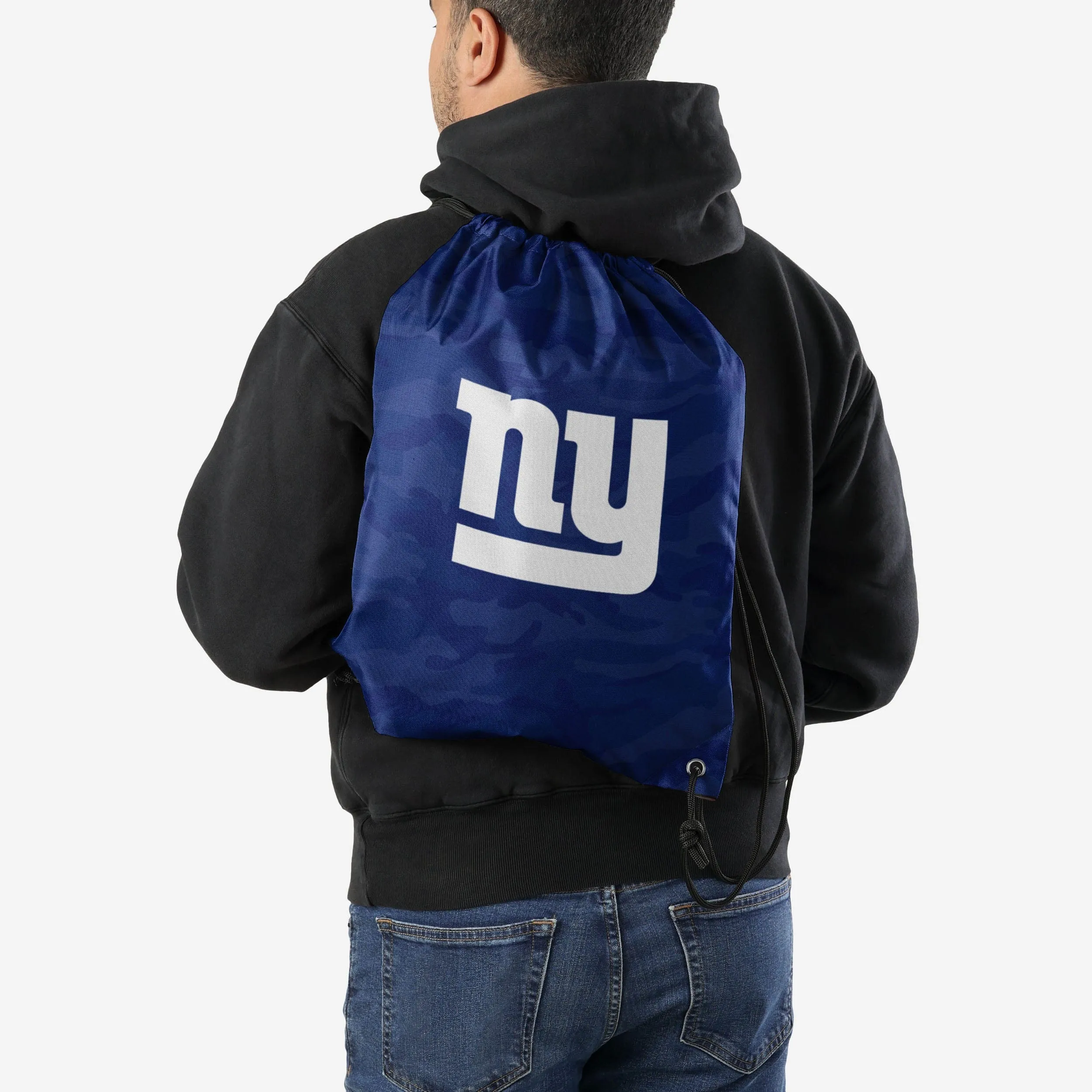 New York Giants Big Logo Camo Drawstring Backpack