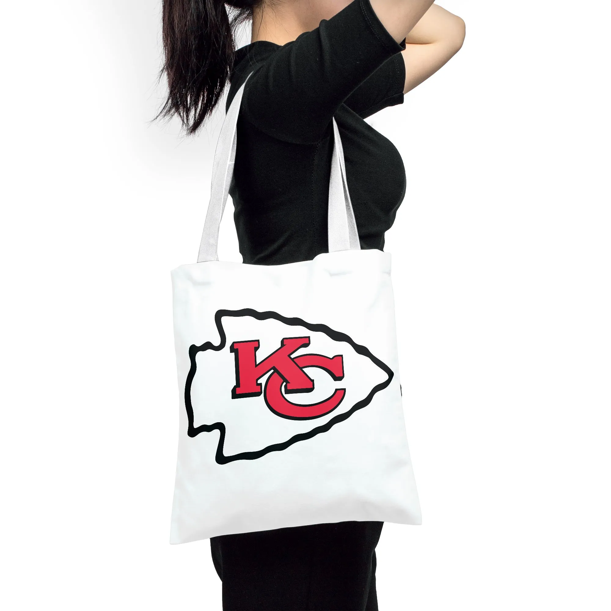 NFL Kansas City Chiefs Polyester Canvas Tote Bag – Durable and Stylish