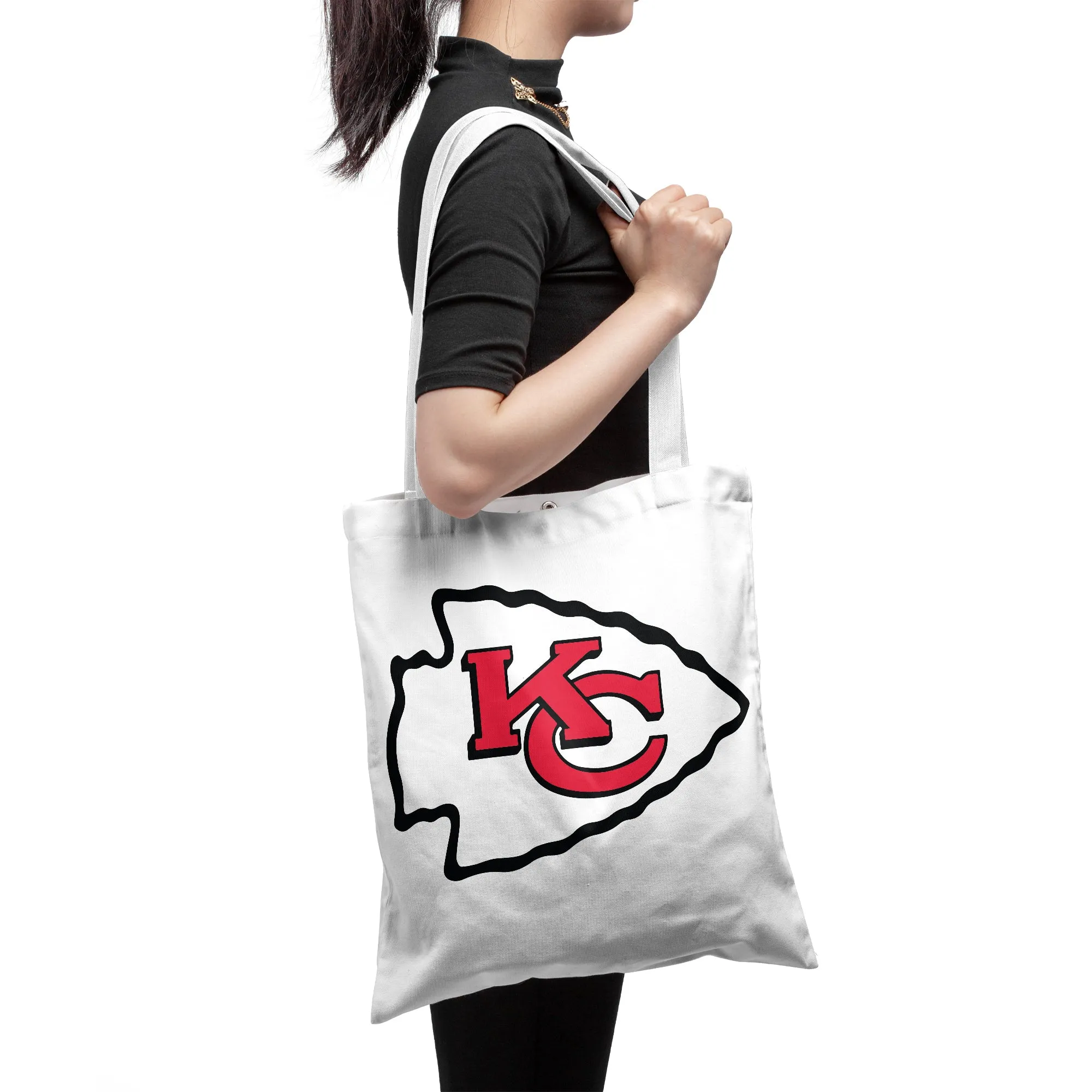NFL Kansas City Chiefs Polyester Canvas Tote Bag – Durable and Stylish