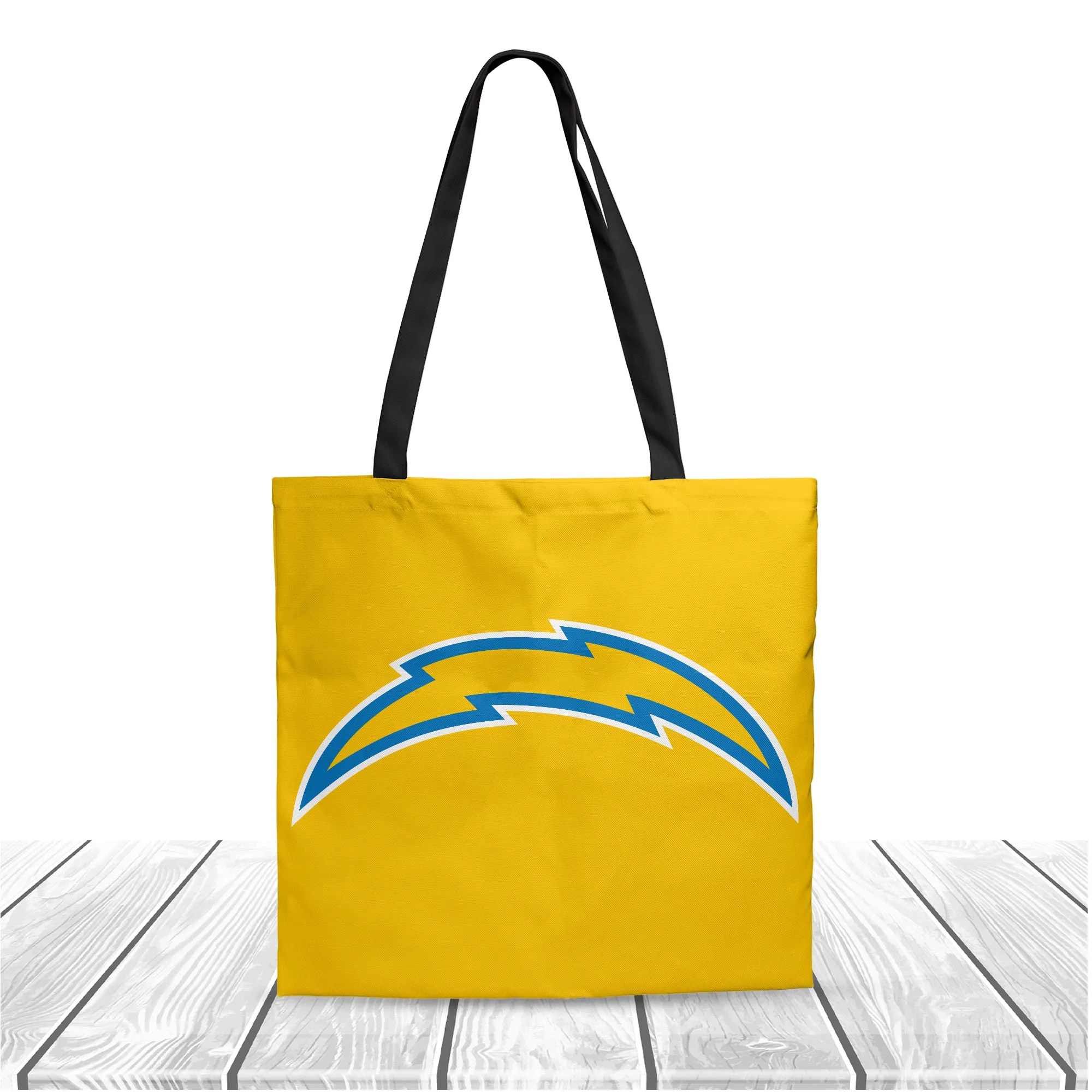 NFL Los Angeles Chargers Polyester Canvas Tote Bag – Durable and Stylish