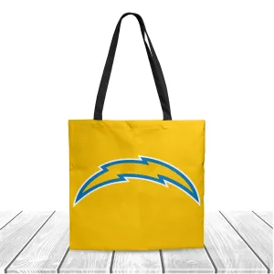 NFL Los Angeles Chargers Polyester Canvas Tote Bag – Durable and Stylish