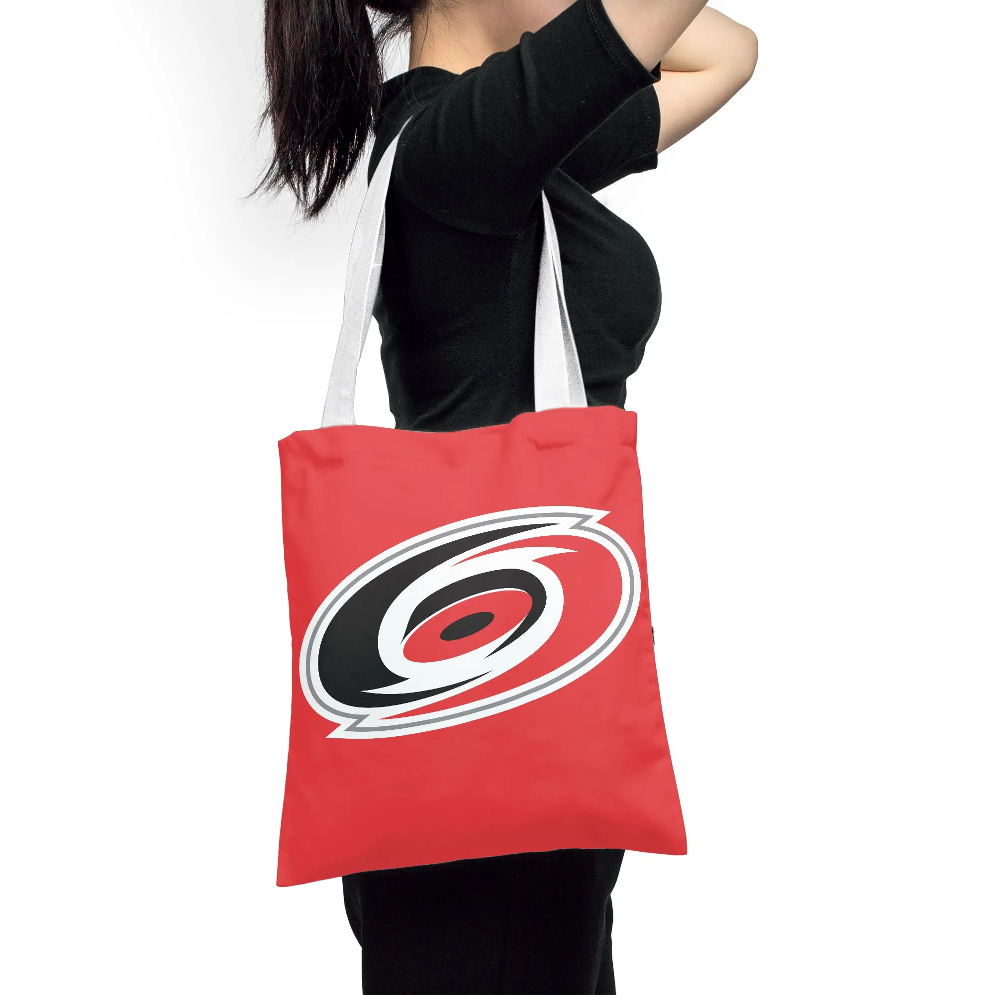 NHL Carolina Hurricanes Polyester Canvas Tote Bag – Durable and Stylish