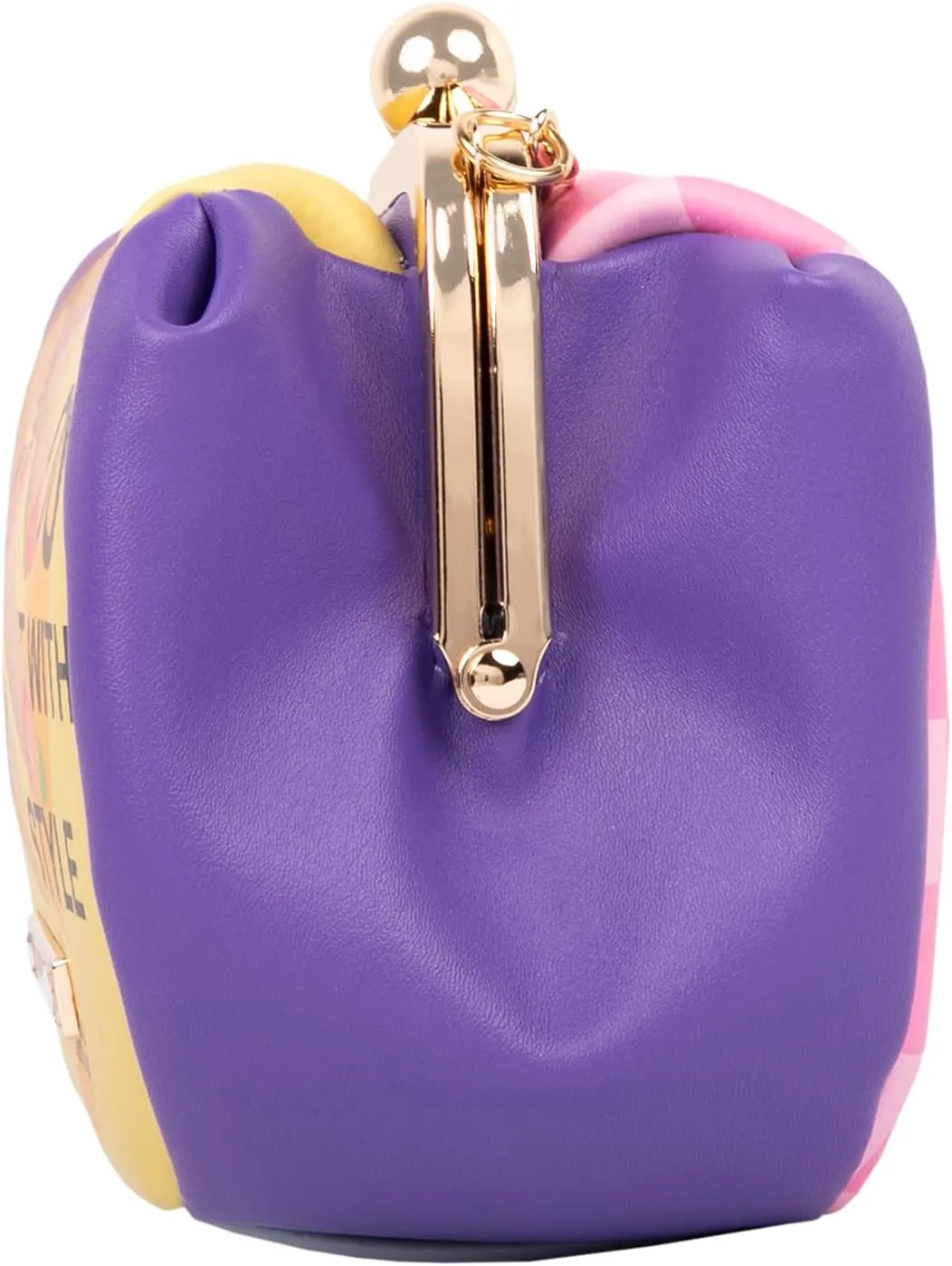 Nicole Lee Kiss Lock Crossbody Mini Bag, Vegan Leather
