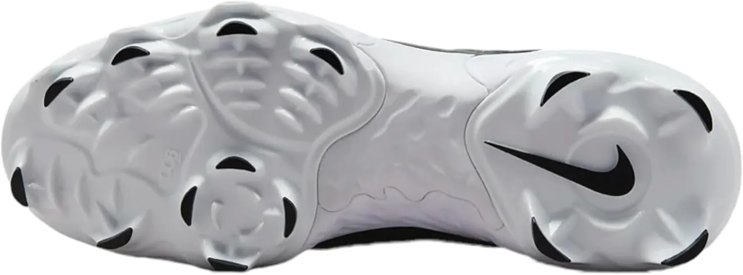 Nike Alpha Huarache Elite 4 Low MCS Men's Baseball Cleats (FD6221-003, Black/Dark Smoke Grey/White)