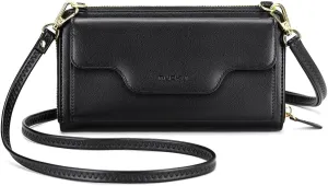 nuoku Crossbody Bags, Wristlet Wallets, Small Clutch Purses - Cell Phone & RFID Wallet for Women