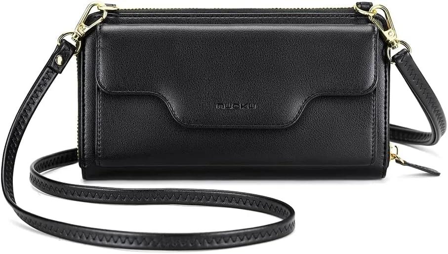 nuoku Crossbody Bags, Wristlet Wallets, Small Clutch Purses - Cell Phone & RFID Wallet for Women