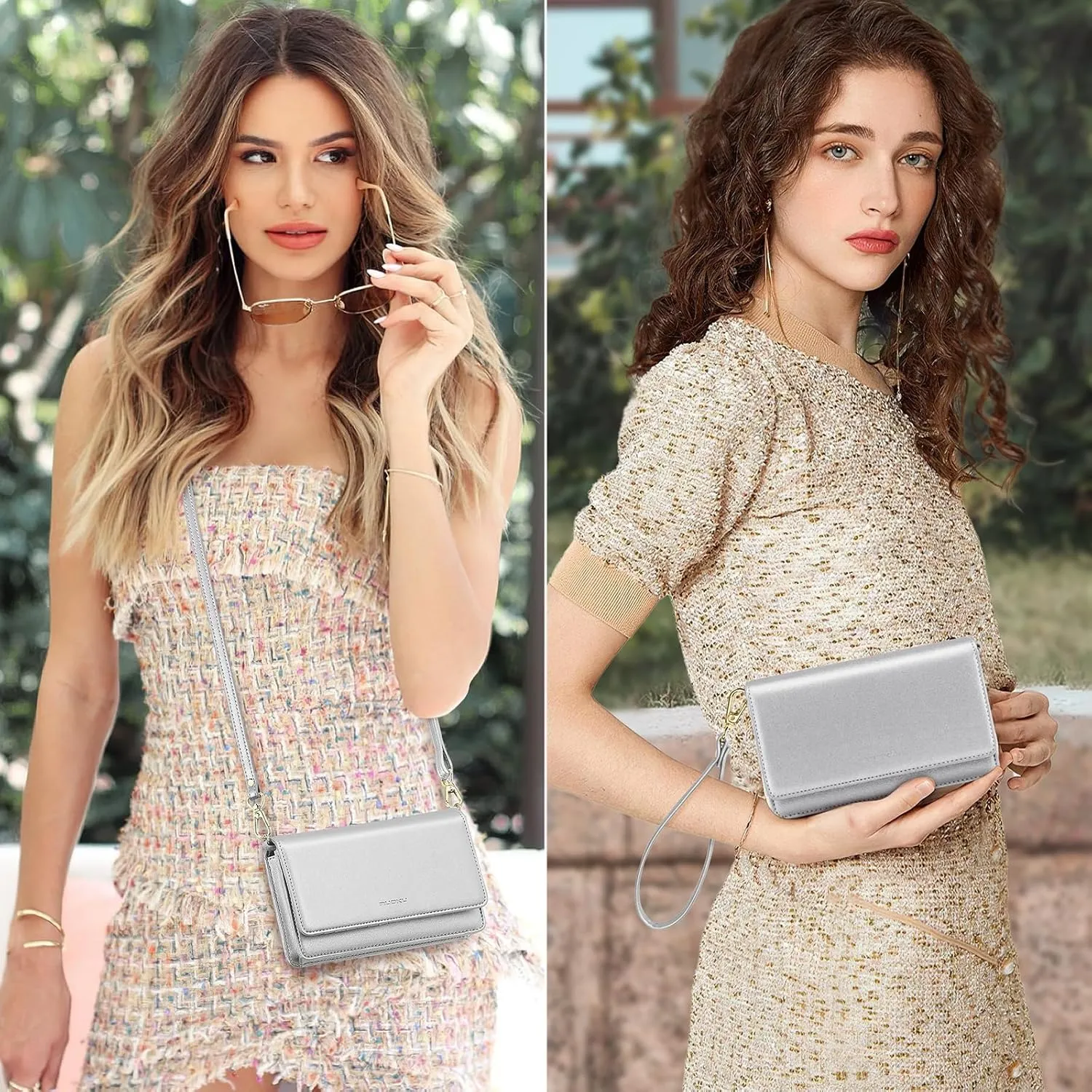 nuoku Small Crossbody Bags for Women, Small Crossbody Purse with Card Slots, Cell Phone Purse for Women with Phone Pocket