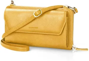 nuoku Womens RFID Wallet Purse Wristlet Crossbody Clutch with Zip Around 2 Strap