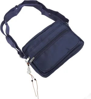 Nylon Messenger Bag, Breathable Lightweight Casual Shoulder Backpack Sling Bag for Daily Carry
