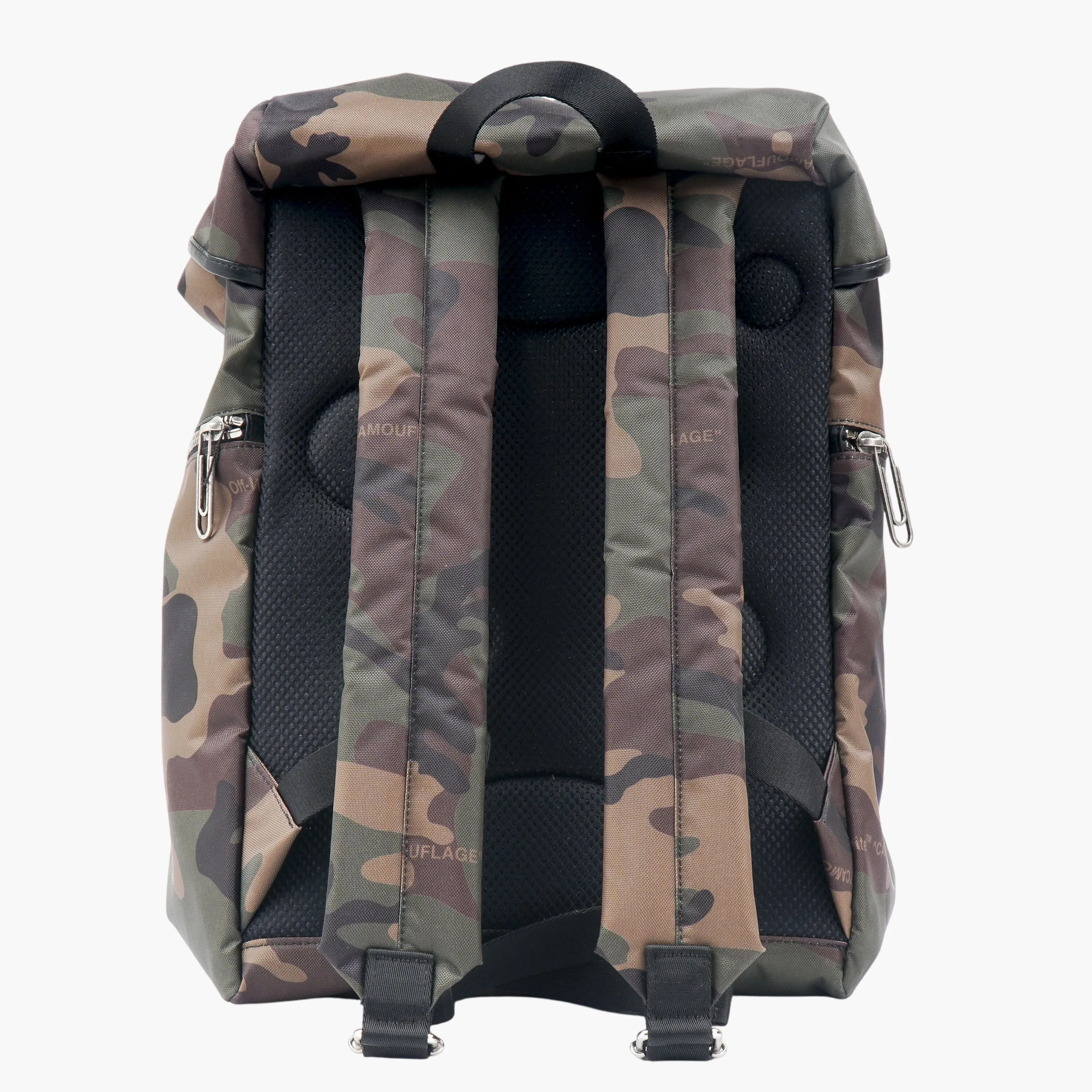 Off-White Brown Camouflage Backpack