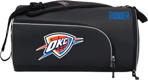 Officially Licensed NBA "Squadron" Duffle Bag, Black, 20" x 10.75" x 10.75"