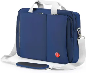 Omnpak 15.6 inch Laptop Briefcase with Combination Lock,Anti Theft Notary Bag Locking Laptop Bag Water-Repellent Shoulder Messenger Bag for Men Women