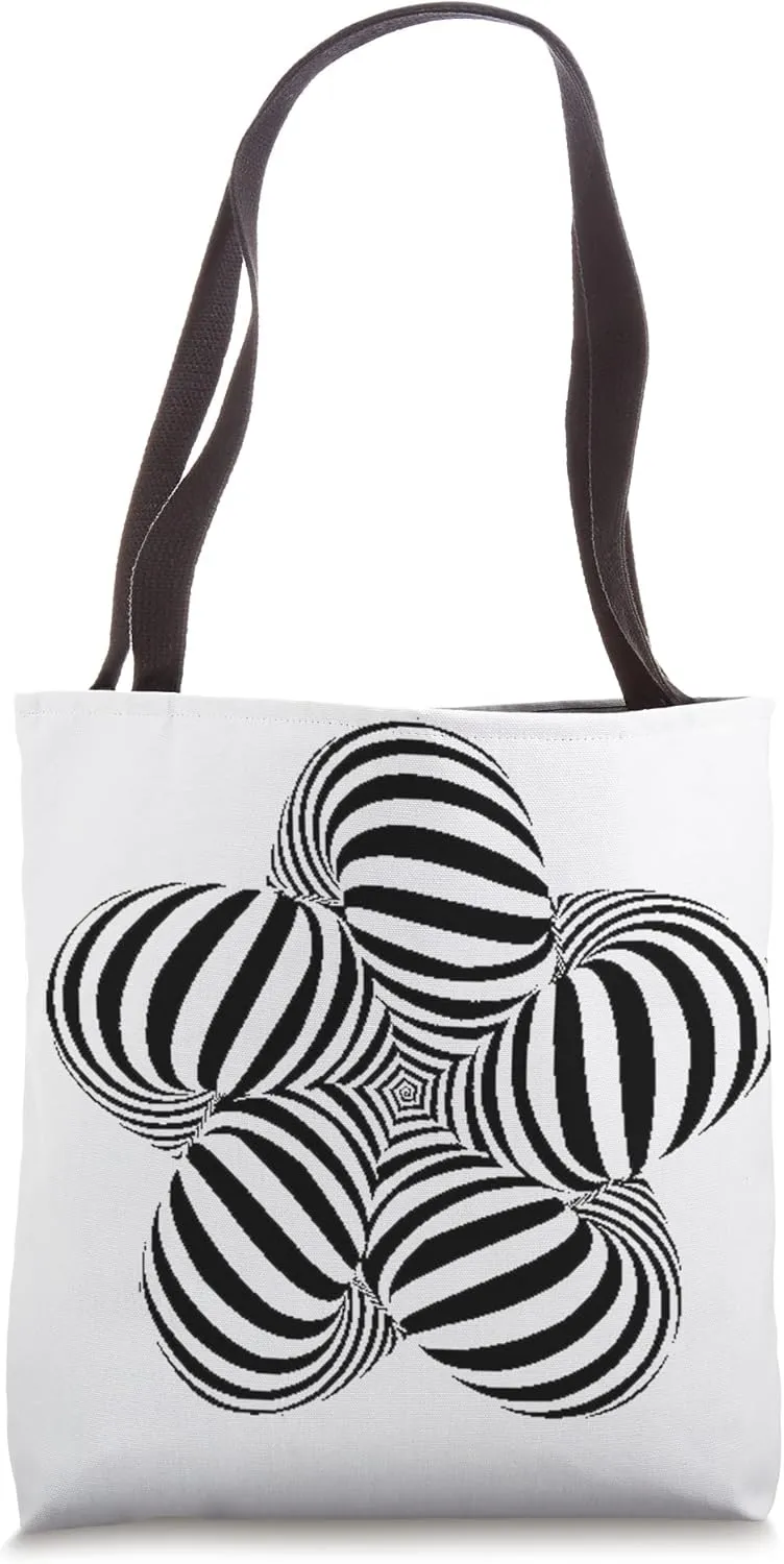 Optical Illusion Tote Bag