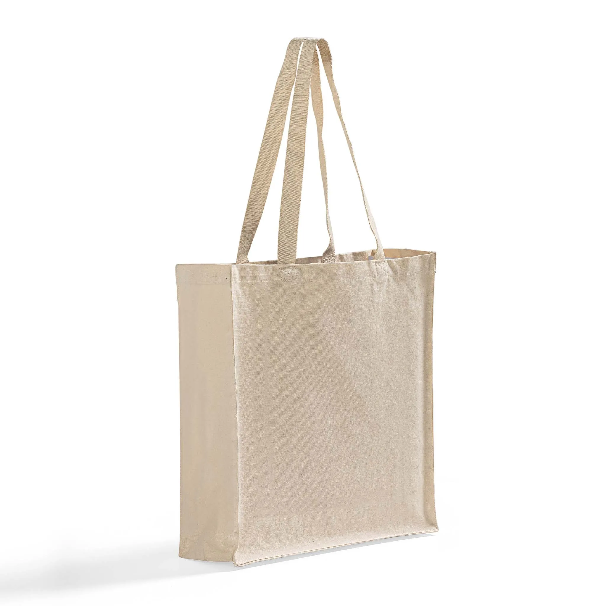 Organic Canvas Self Standing Grocery Shopper Tote Bags - OR235