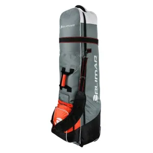 Orlimar 1680D Super Duty Deluxe Wheeled Golf Travel Cover – Gray/Red/Black