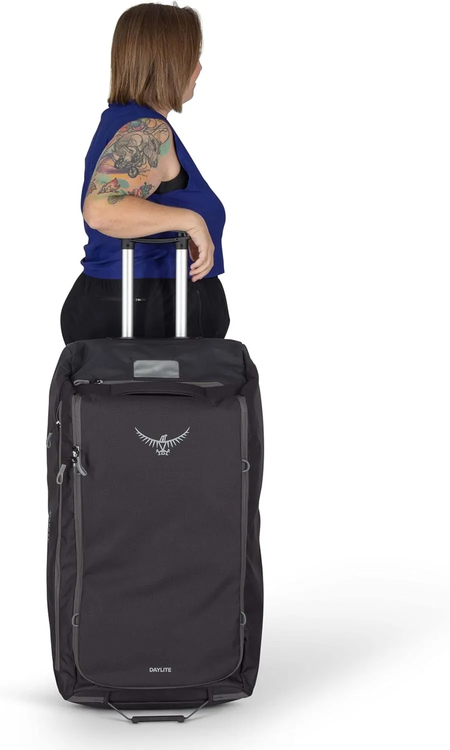 Osprey Daylite 115L Wheeled Duffel Bag, Black