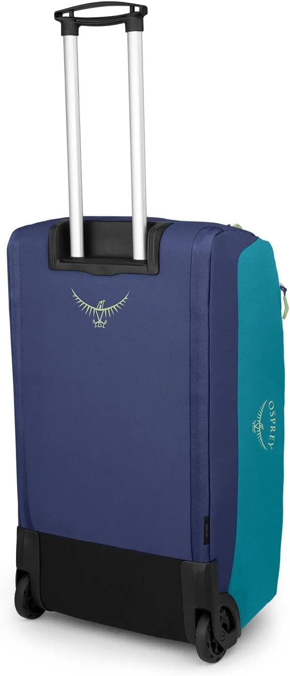 Osprey Daylite 85L Wheeled Duffel Bag, Blue Spikemoss/Alkaline
